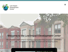 Tablet Screenshot of lowimpactdevelopment.org